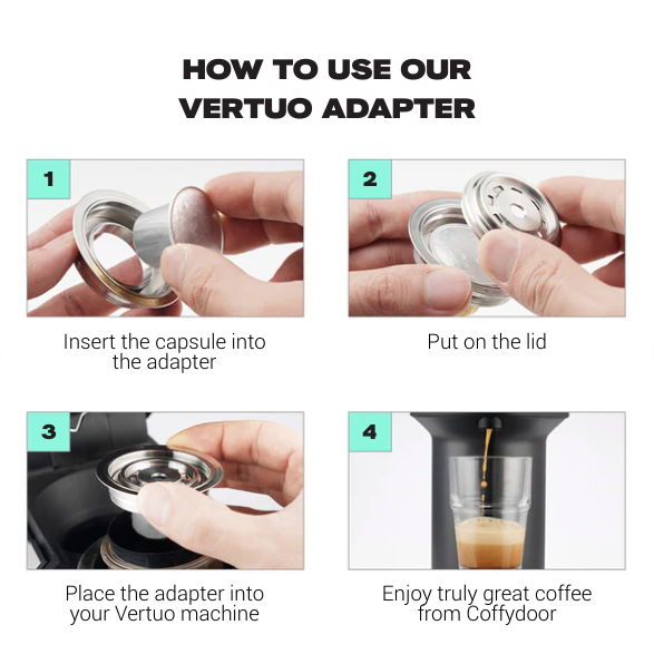Vertuo starter pack - 120 capsules + Thermo mug + Vertuo adapter
