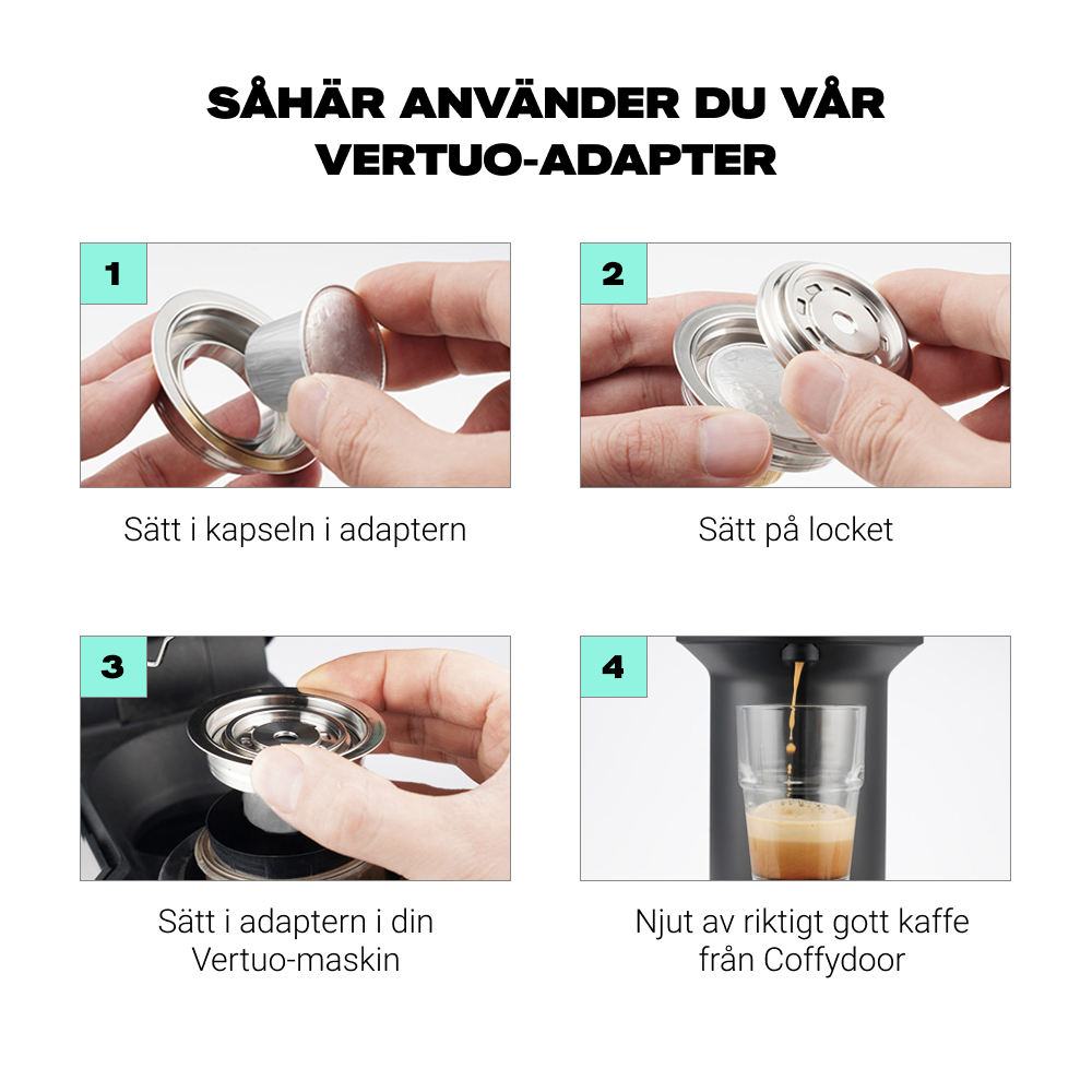 Nespresso®Vertuo POP / NEXT ADAPTER (40,80,150 ml)